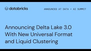 Getting started with Delta lake Liquid Clustering [upl. by Noland]