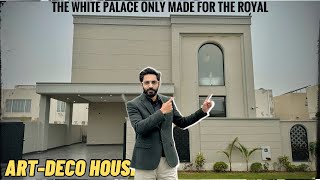 1 Kanal ARTDECO WHITE MAHAL For Sale in DHA Lahore PAKISTAN [upl. by Adneral358]