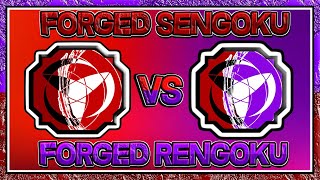 BATTLE OF FORGED FORGED RENGOKU VS FORGED SENGOKU IN SHINDO LIFE [upl. by Etteiluj]