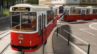 TramSim  Vienna E2 Tram First Look Gameplay 4K [upl. by Conrado]