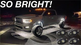 HOW TO INSTALL LED ROCK LIGHTS THE RIGHT WAY [upl. by Seely762]