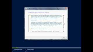 Upgrade Windows Server 2008 R2 Standard to Windows Server 2012 Standard Installation Video [upl. by Maltzman]