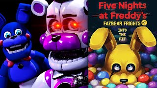 FNAF O FINAL DO LIVRO FIVE NIGHTS AT FREDDYS INTO THE PIT  HUEstation [upl. by Cristen710]