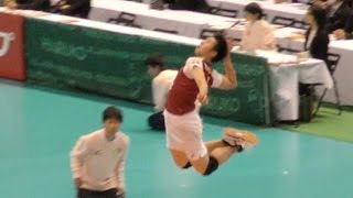 新井雄大 駿台学園vs上越総合技術1セット目フル 2017年春高バレー 男子2回戦 [upl. by Sehcaep]