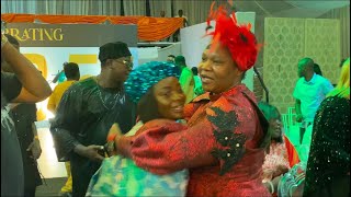 SEE HOW ADEYINKA ALASEYORI WELCOME BUKOLA BEKES AT BIG BOLAJI 50TH BIRTHDAY [upl. by Jamesy]