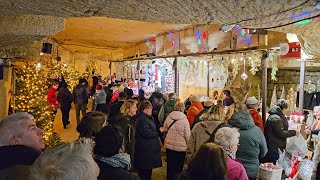 Weihnachtsmarkt in der Gemeindegrotte Valkenburgs UHD 28112023  Videos [upl. by Pelag]