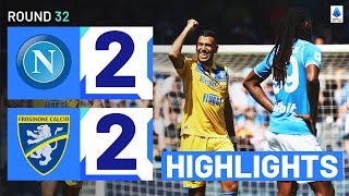 NAPOLIFROSINONE 22  HIGHLIGHTS  Cheddira double thwarts Napoli efforts  Serie A 202324 [upl. by Jamin]