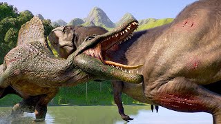 CARNIVORE and HERBIVORE BATTLE ROYALE ISLA NUBLAR 1993  Jurassic World Evolution 2 [upl. by Nnylarej579]