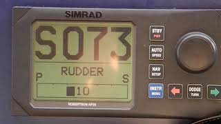 Rudder Angle Indicator TEST [upl. by Ahsuatal]