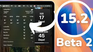 macOS Sequoia 152 Beta 2  Whats new [upl. by Nalhsa]