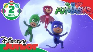 PJ Masks  Super Singing Hero Song 🎤  Disney Kids [upl. by Yesdnyl]