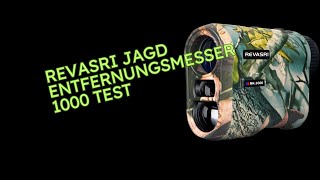 REVASRI Jagd Entfernungsmesser 1000 Test [upl. by Enylrac]