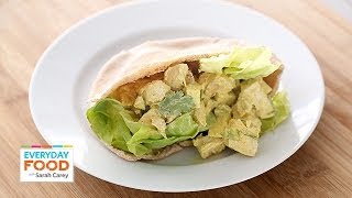 Lighter and Spicier Curried Chicken Salad  Everyday Food with Sarah Carey [upl. by Gunner110]