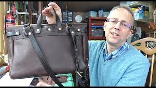 Handmade Making the Bucklehurst Leather Mailbag [upl. by Acirrej161]