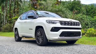 Jeep Compass Serie S 2023 teste completo na estrada 0 A 100 CONSUMO E PREÇO  Ainda baixa óleo [upl. by Veradis548]