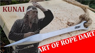 Art of Rope Dart  Knife Throwing techniques with Kunai by Master Jakub  Episode 2 [upl. by Kalie]