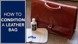 How To Condition A Leather Bag  Kirby Allison [upl. by Irehs903]