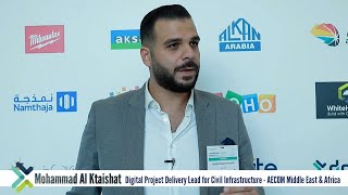 AECOM interview at Construction Technology Festival KSA 2022 [upl. by Boeke]