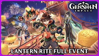 Full Lantern Rite Event  Genshin Impact 44 [upl. by Hadden]