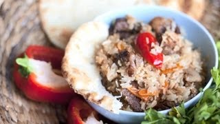 Pilaf met rundvlees en rijst  Allrecipesnl [upl. by Reyem]