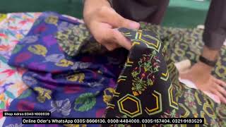 Branded Khadder 2Pc Rs1250  Restock Slub Embroidery 3Pc  Wholesaler shahbazfabricstore [upl. by Merralee]