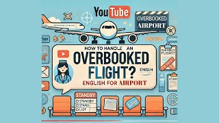 95⏰How to Handle an Overbooked Flight at the Airport in English [upl. by Aisatana]