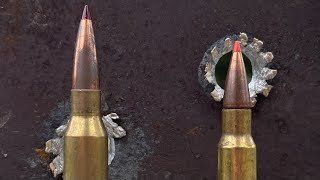 338 Lapua vs 338 Win Mag Very Different on Steel [upl. by Whitehurst]