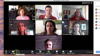 Zoom Meeting How To Use with example of a Breakout Group [upl. by Ahsinehs]