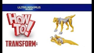 💥 How to Transform Cheetor  Transformers Rise of the Beasts  Battle Masters [upl. by Darwin111]