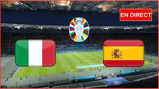 Diffusion en direct Espagne vs Italie Coupe dEurope Euro Résultat du match Gameplay PC pes 2021 [upl. by Maitund]