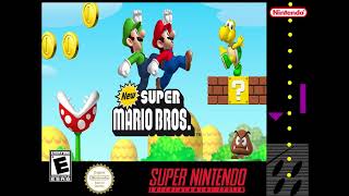 New Super Mario Bros Wii Castle Theme SNES soundfont Mashup perfected version [upl. by Tyne]