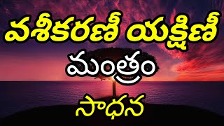 వశీకరణీ యక్షిణీ మంత్రం mantram veda yakshini powerfulmantra sadhana success mantra yaksha 1 [upl. by Eimaral]