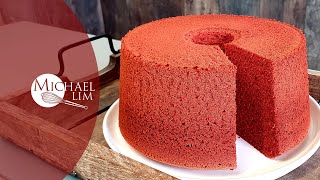 Red Velvet Chiffon Cake [upl. by Kehoe]