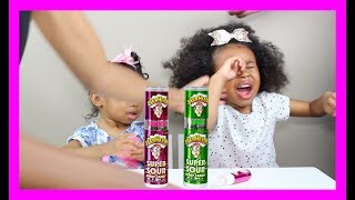 Warheads Super Sour Spray Taste Test GONE WRONG 😫 [upl. by Krasner]