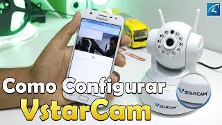 COMO CONFIGURAR CÂMERA IP WIFI VStarcam C37 AR PASSO A PASSO [upl. by Oirevlis]