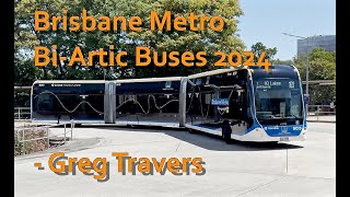 Brisbane Metro BiArtic Buses Australias first double articulated bendy buses in October 2024 [upl. by Frick]