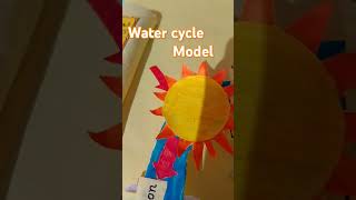 Easy water Cycle model 👍 shortvideo goviral trending trendingshorts shorts goviral public [upl. by Dimphia]