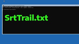 How To Fix SrtTrailtxt Log Error in Windows [upl. by Gardal]