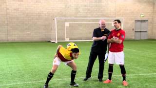 DHL TRICK CHALLENGE WITH RAFAEL DA SILVA [upl. by Odrahcir]