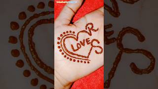 RS Hearts Mehedi design ❤️mehndi hennatatto youtubeshorts mehandi arabicmehndidesign [upl. by Eicyaj]