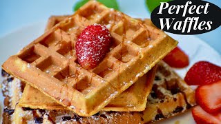 How to Make Perfect Waffles  Waffles Recipe  Kids Special  Veenascurryworld [upl. by Atlas]