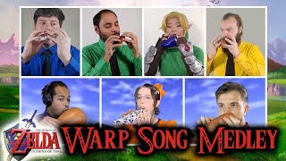 Zelda Ocarina of Time  Warp Song Medley on Ocarinas  Ocabanda [upl. by Hendren]