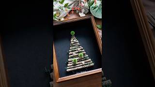 Floral Artist Painting with plants Creating A Merry Christmas Tree [upl. by Ynaffi]