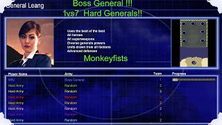 Boss General 1 vs 7 Hard Generals Monkeyfists [upl. by Pavlish76]