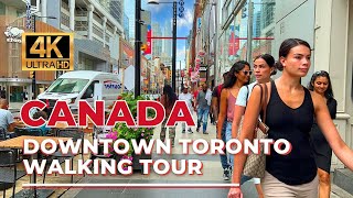 🇨🇦 Toronto Walking Tour  Experience the BEST of Torontos Yonge Street Walking Tour in 4K HDR 60fps [upl. by Droflim607]