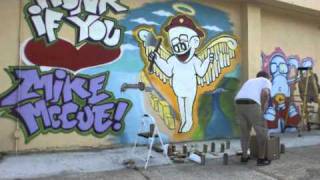 Mike McCue Tribute Mural  Jacksonville Beach Florida [upl. by Anthony42]