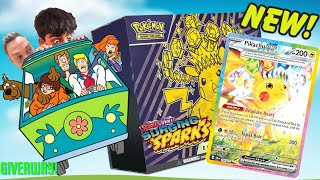 Pika  Pikachu WHERE Are You Surging Sparks Opening Giveaway [upl. by Ellahcim]