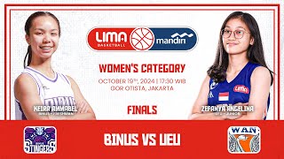 BINUS vs UEU  Womens Finals  Jakarta [upl. by Berthe]