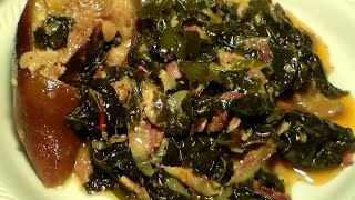 Worlds Best SouthernStyle Collard Greens With Smoked Ham Hocks Recipe [upl. by Pulchi49]