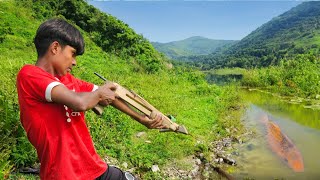 😲 Best Fishing Video 2024 🖤 Village Experts Fisherman Big Fish Catching In Water Drain [upl. by Isied]